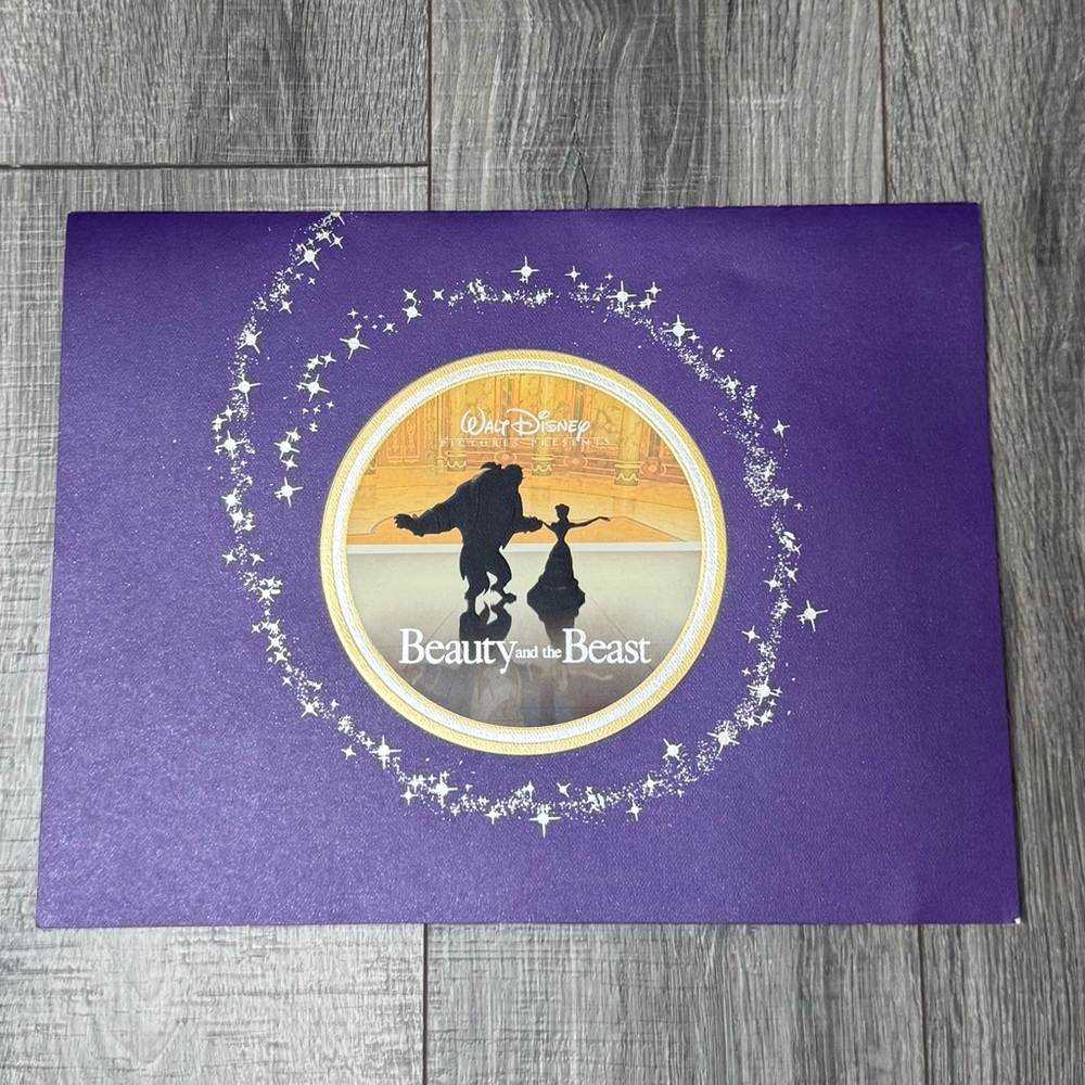 Disney Beauty and the Beast Lithograph Set 2002 Vintage